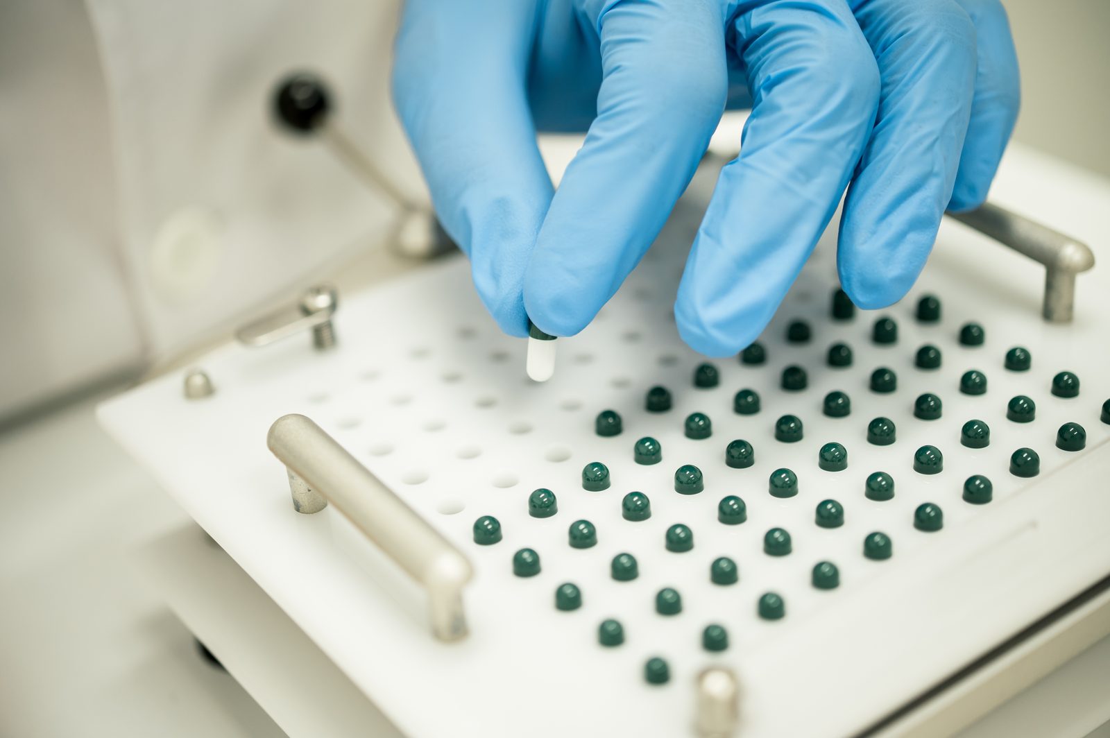 Compounding capsules by hand in our lab